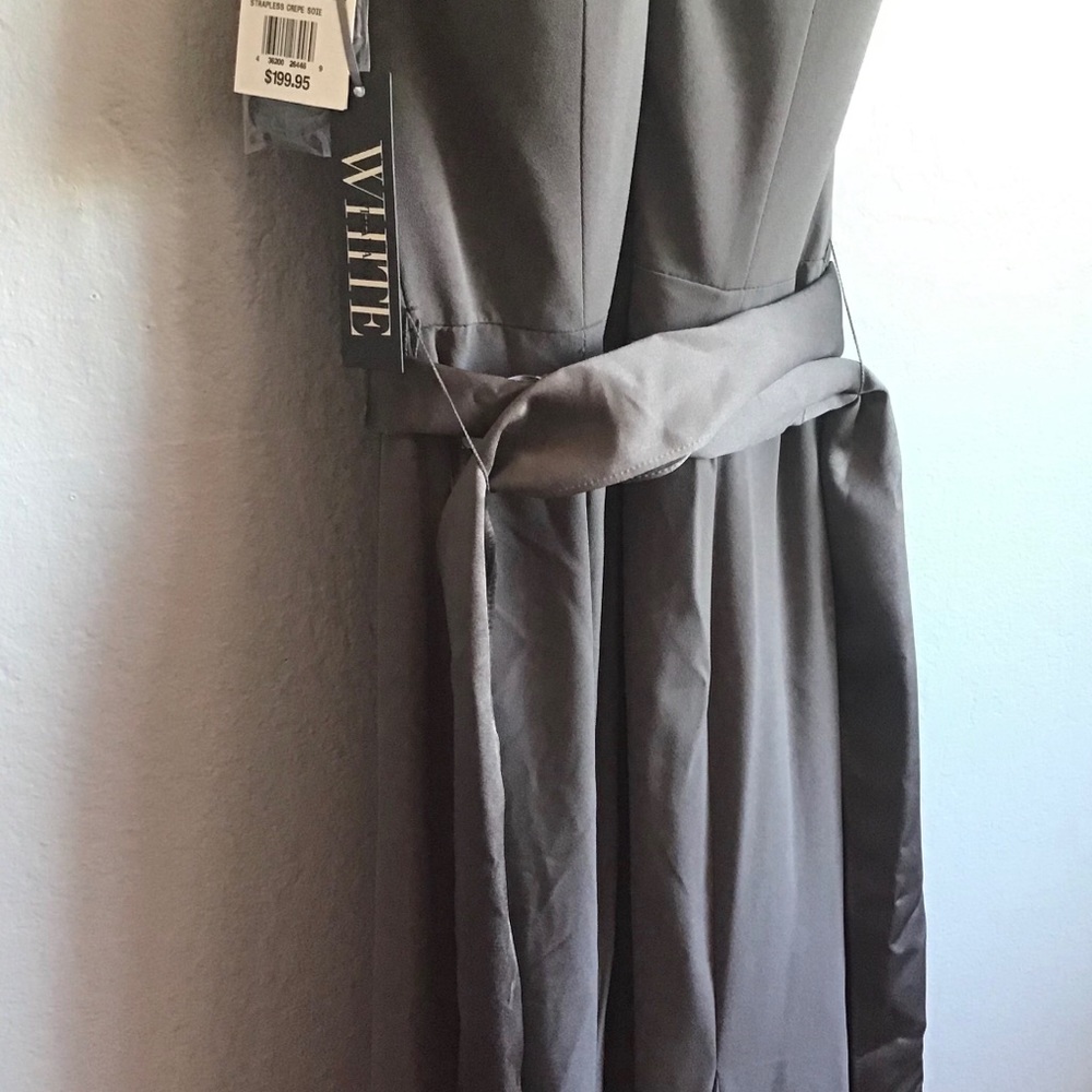 V Wire Crepe Mermaid Dress - Picture 5 of 7